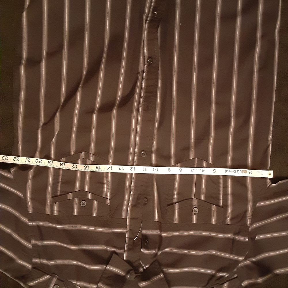 Men's Bl/Gray/Wht Shirt - Picture 8 of 10